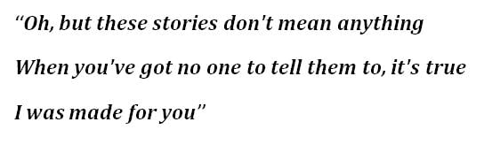 Brandi Carlile's "The Story" Lyrics