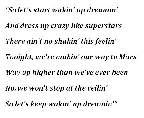 Shania Twain, "Waking Up Dreaming" Lyrics