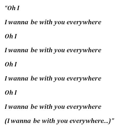Lyrics to Fleetwood Mac's "Everywhere"