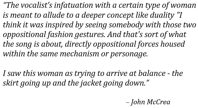John McCrea talks about "Short Skirt/Long Jacket"
