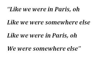 Lyrics for Taylor Swift's "Paris"