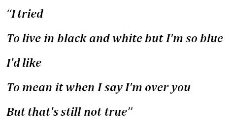 Lyrics to Billie Eilish's "True Blue"