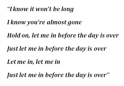 Joji, "Before the Day Is Over" Lyrics