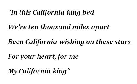 Rihanna's "California King Bed" Lyrics