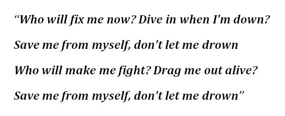Bring Me the Horizon, "Drown" Lyrics