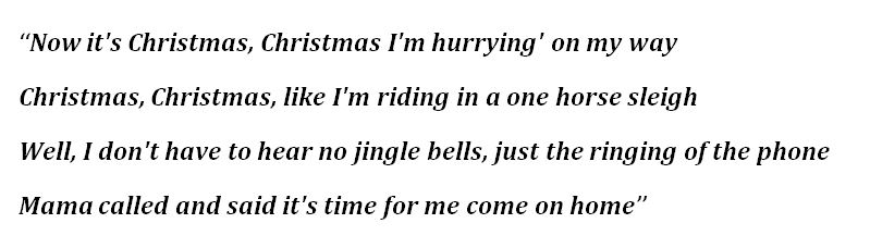 Blake Shelton, "Time For Me To Come Home" Lyrics