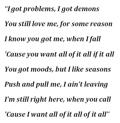 Lyrics for Lukas Graham's "All Of It All"