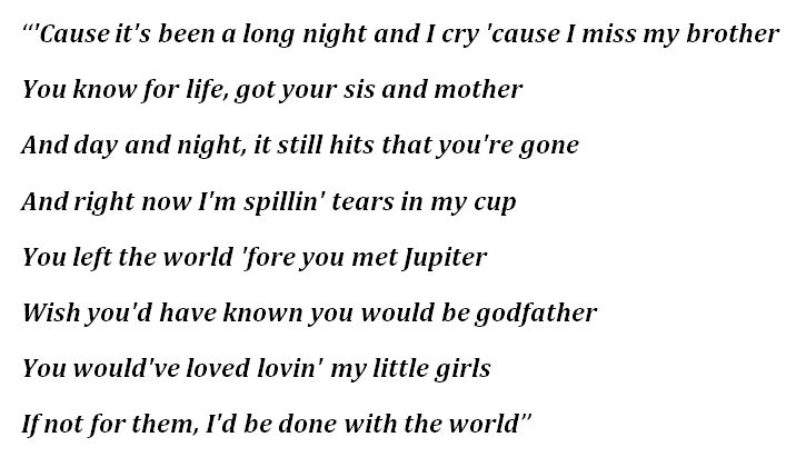 Lyrics of Ed Sheeran's "F64"