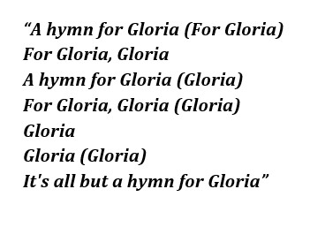 Chorus of Sam Smith's "Gloria" 