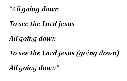 Lyrics for Queen's "Jesus" 