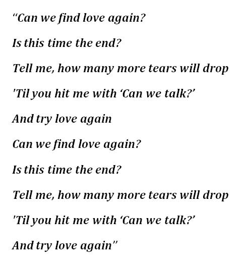 Lyrics to The Kid LAROI's "Love Again"