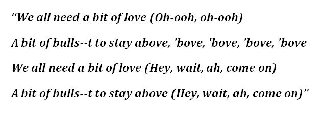 Lukas Graham's "Stay Above" Lyrics
