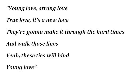 The Judds' "Young Love" Lyrics 