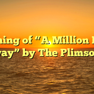Meaning of “A Million Miles Away” by The Plimsouls