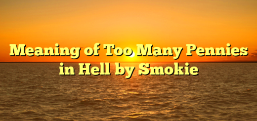 Meaning of Too Many Pennies in Hell by Smokie